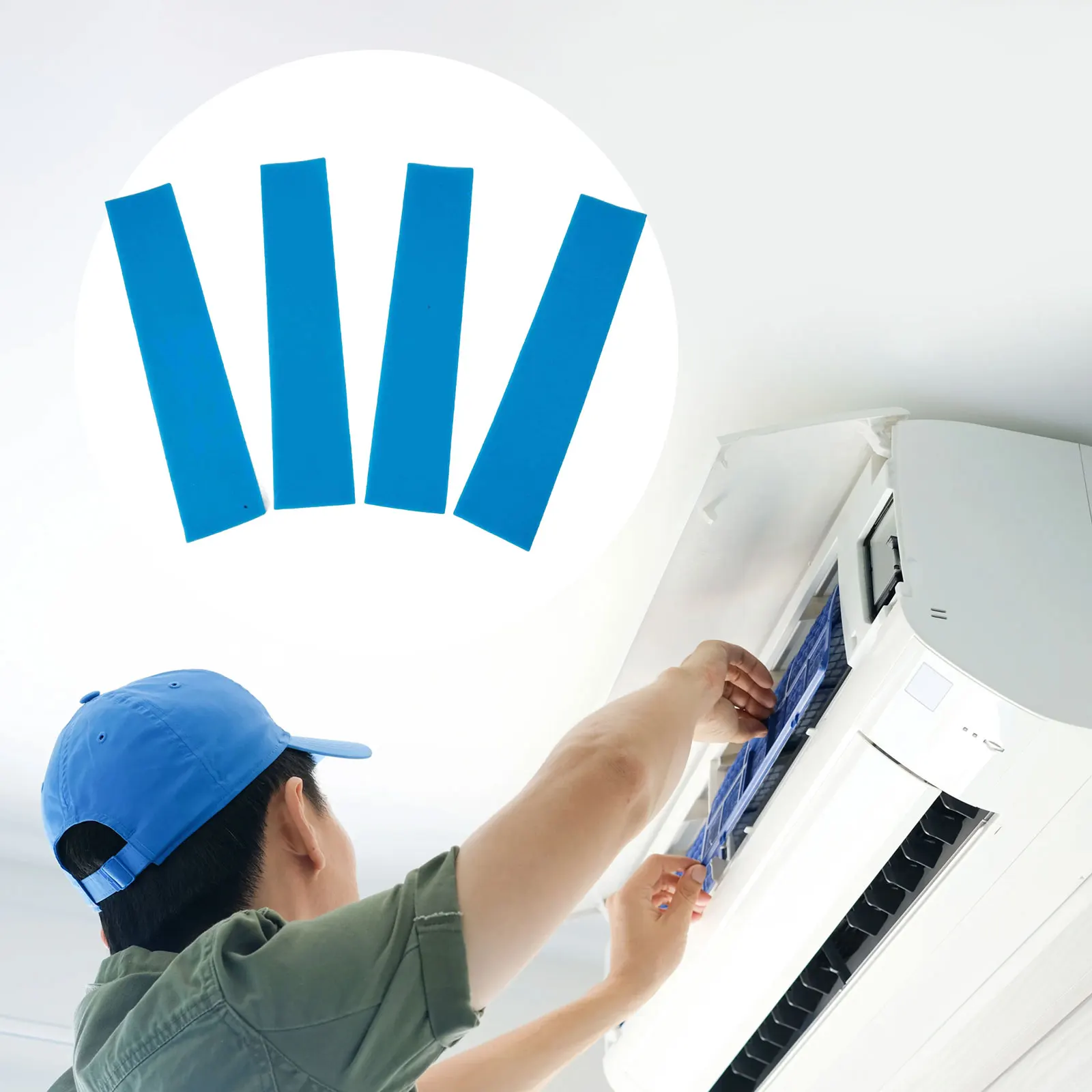 HVAC Filter Air Conditioner Filter Easy To Clean Long-lasting Performance Air Conditioning System Filter Air Quality Maintenance