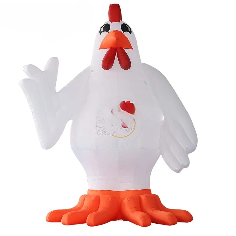 

Cock Rooster 4m/13.12ft Inflatable Chicken With Air Blower Inflatable Chicken Model For Advertising Event Activity Decor