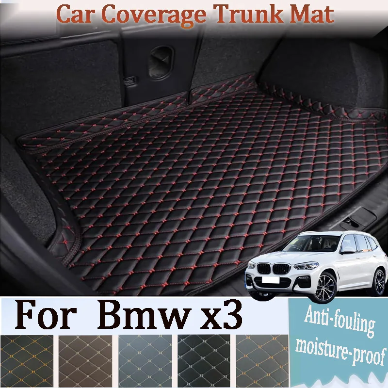 

Car Trunk Mat cargo liner For Bmw x3 2011-2016 Car XPE Leather Waterproof，Anti Staining, Anti Wrinkle Car mat Interior