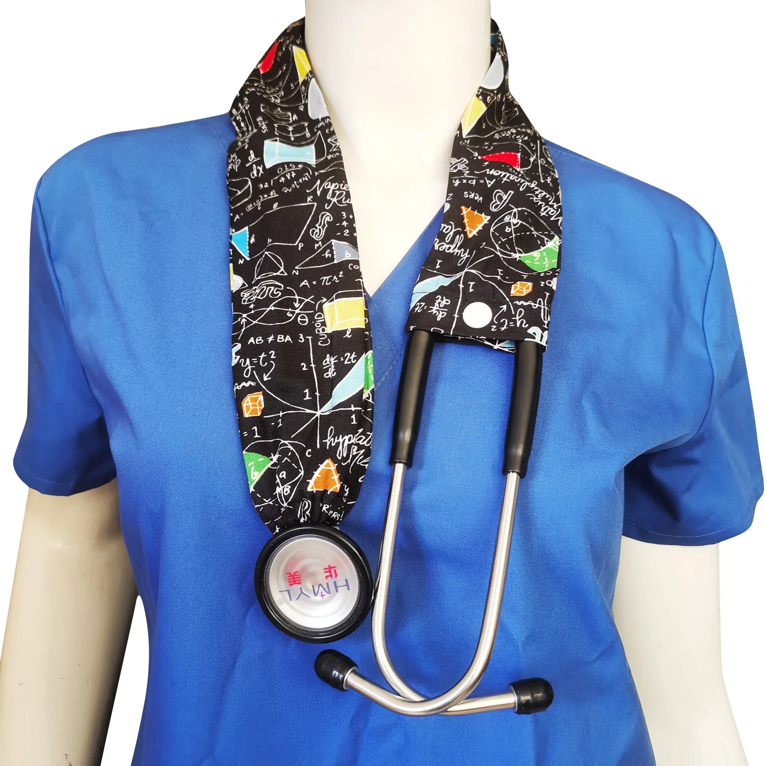 Hennar หูฟังหุ้มวัสดุผ้าฝ้ายลายการ์ตูนลายดอกไม้