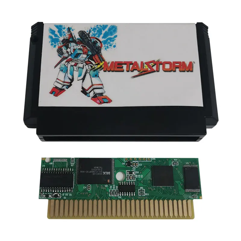 ตลับเกมพายุโลหะสำหรับเครื่องเล่นวิดีโอเกม8บิต