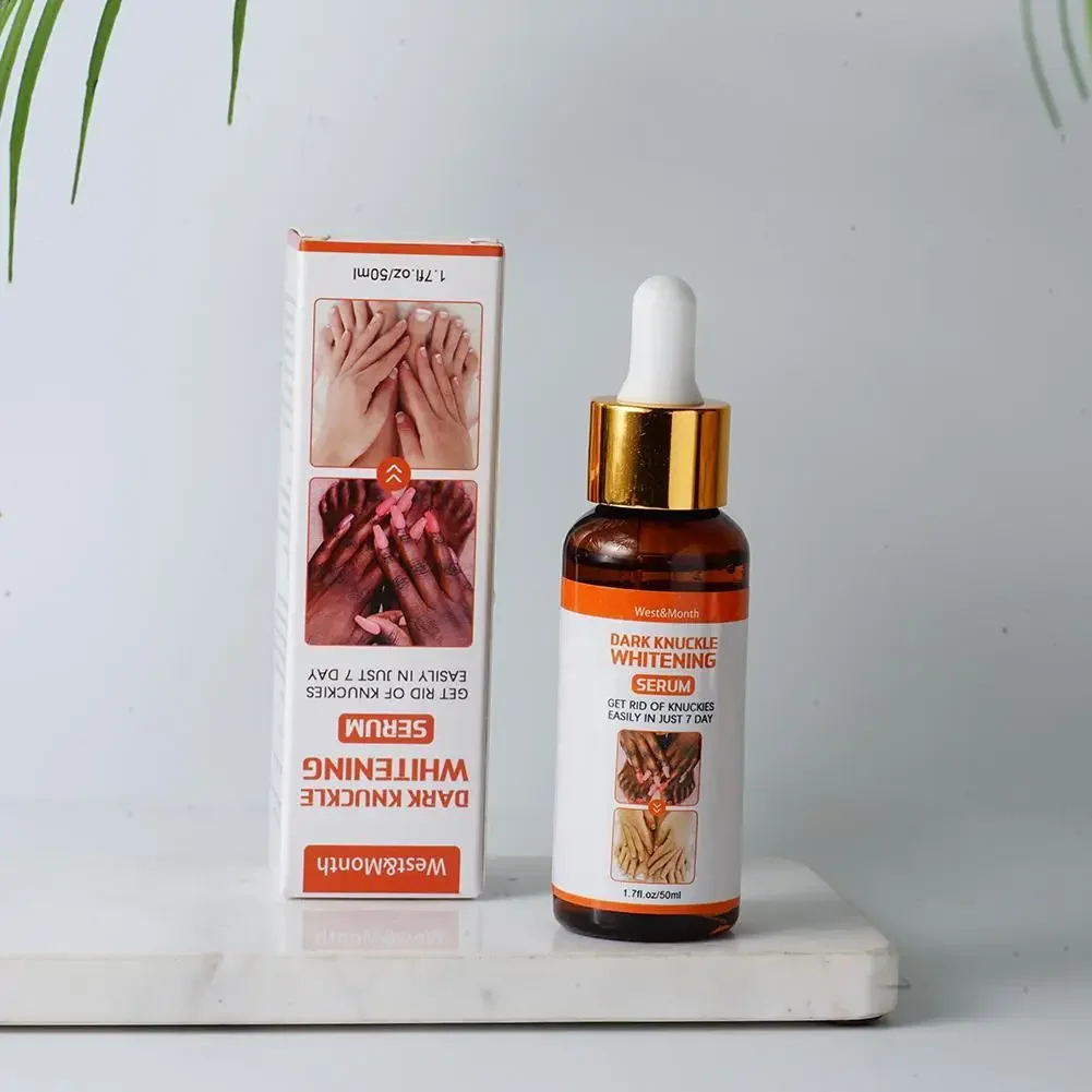 Suero aclarador de nudillos oscuros, nudillos de mano, codos, rodilla, aceite para aclarar, productos eliminadores de manchas intensas, cuidado de belleza, 50ml