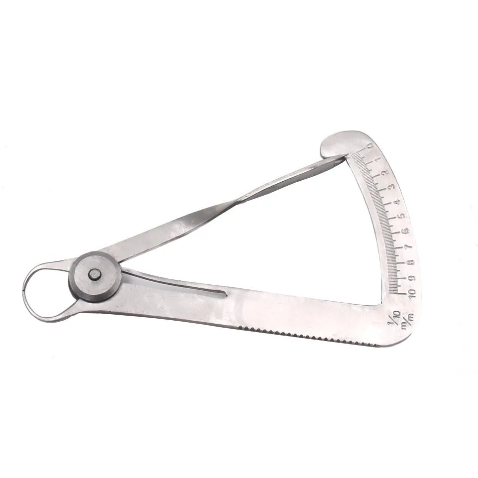 1pcs Dental Gauge Caliper Dentist Stainless Steel Dental Gauge Caliper Dentist Stainless Steel Dental Surgical Tools