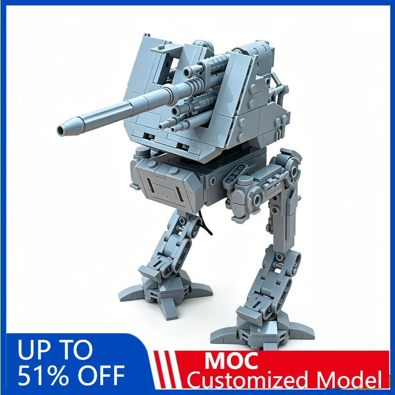 

527PCS At-Dt Walker Robot Star Series Building Blocks Diy Educational Assembly Children Toy Sci-Fi Mech Display Collection Gift