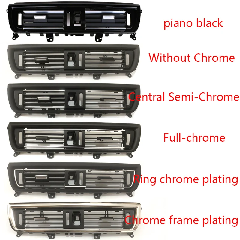 Front Console Central Air Conditioner AC Vent Grille For BMW 5 Series F10 F11 520i 523i 525i 528i 535i 64229166885 64229209136