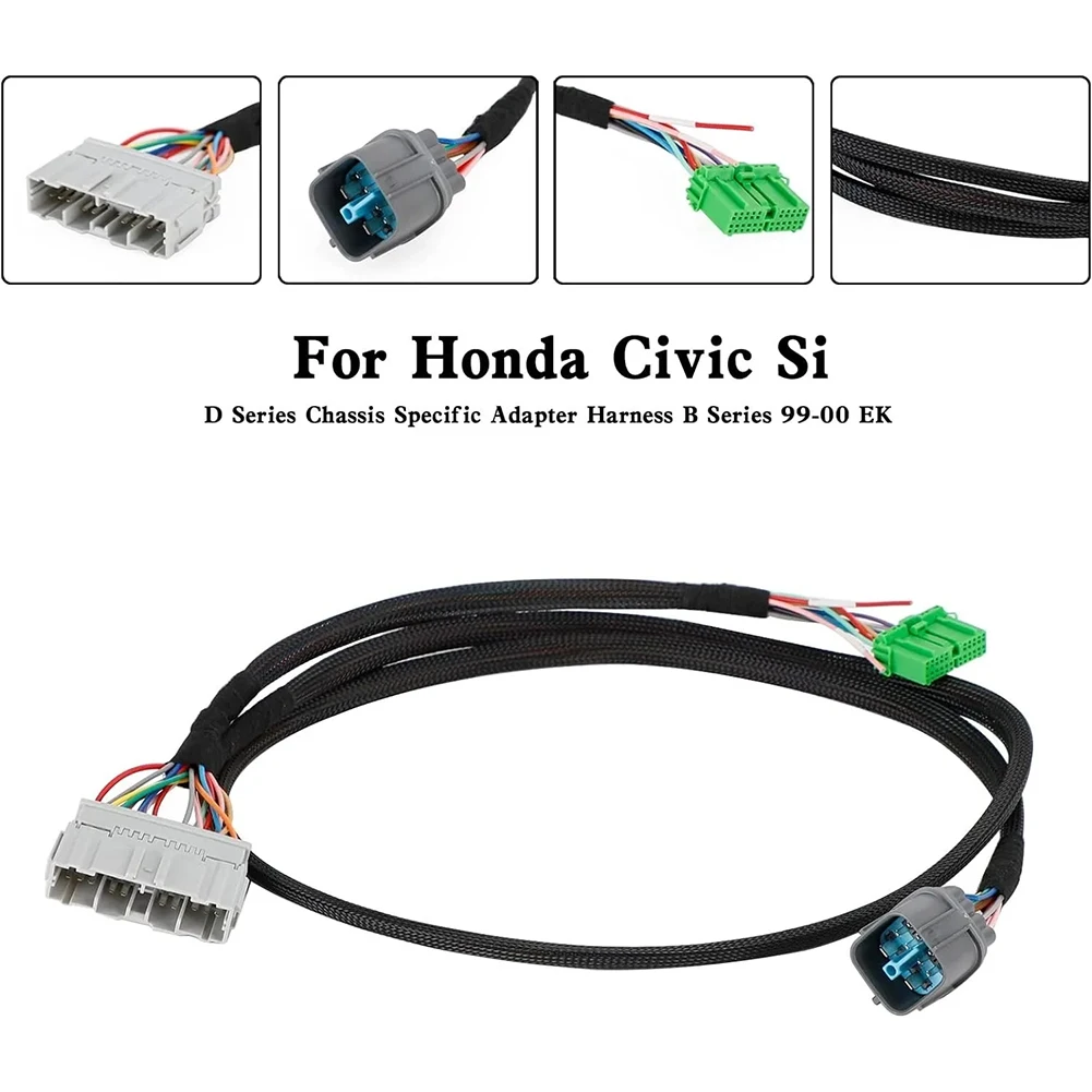 

B Series Chassis Specific Adapter Harness D Series Chassis Adapter Harness Replacement Fit for Civic 1996 1997 1998 EK