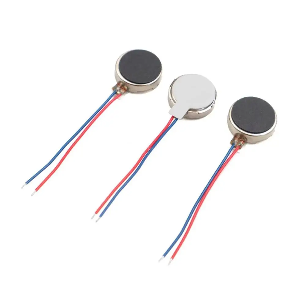 10Pcs DC 3V 3-5V Micro Vibration Motor 1027 1030 1034 1234 0820 0827 0830 0834 Coin Button Motor Copper Alloy Shell