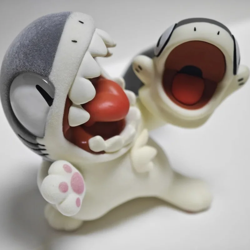 الأصلي Sharkitty Ver1 سلسلة يتدفقون صندوق أعمى Kawaii الحيوان الشكل مفاجأة صندوق زخرفة مكتب عيد ميلاد الاطفال اللعب الهدايا