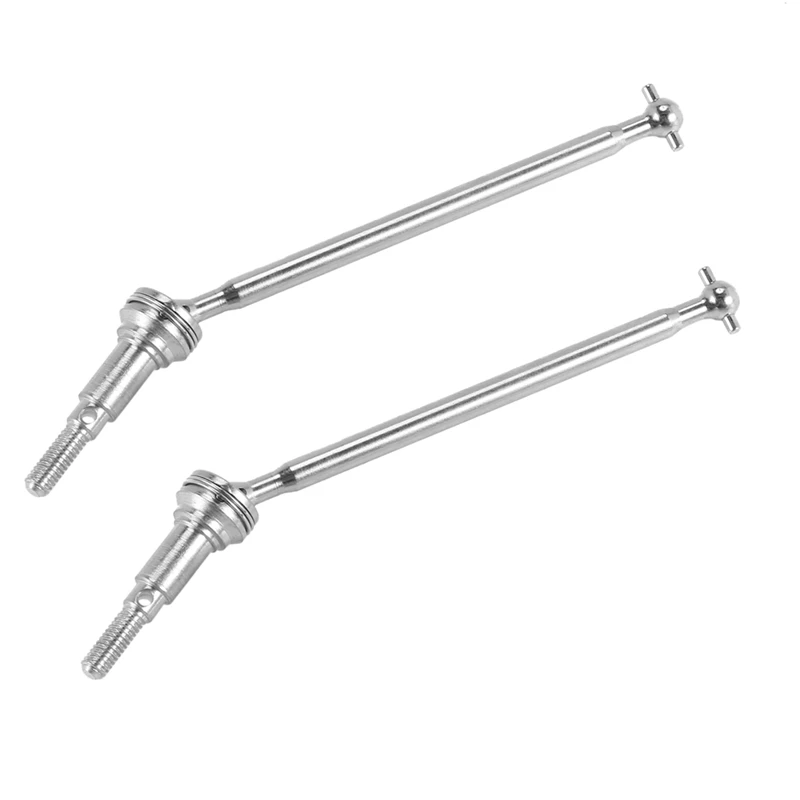 2Pcs Metal Front Drive Shaft CVD Driveshaft -WJ03 For LAEGENDARY Legend 1/10 RC Car Accessories