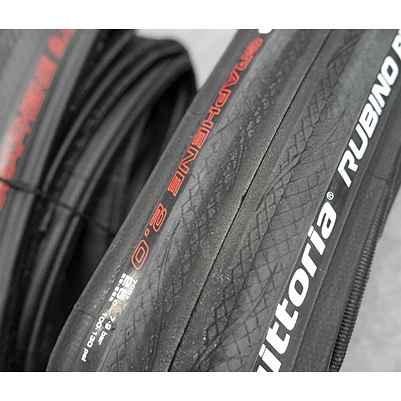 New Vittoria Rubino Pro G2.0 700x25/28C Road Bike Tire Set