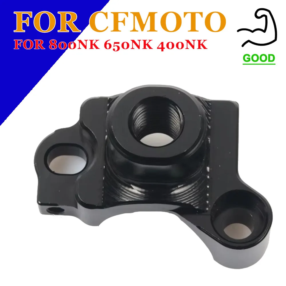 Motorcycle Accessories Clutch Lever Mirror Mount Clamp Left Rearview Mirrors Base Bracket Holder For CFMOTO 800NK 650NK 400NK