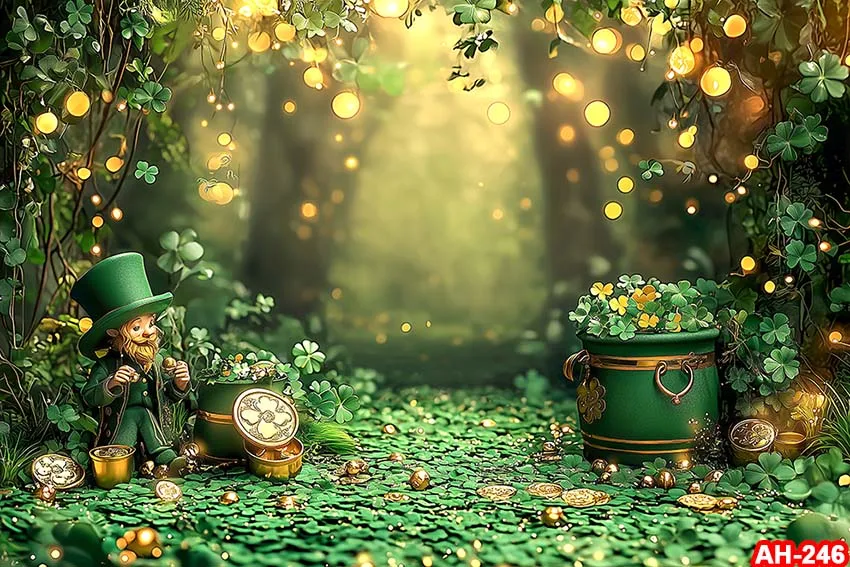 パトリックの日の写真の背景,きらびやかなボケグリーンクローバー,ラッキーアイリッシュシャムロック,誕生日パーティー