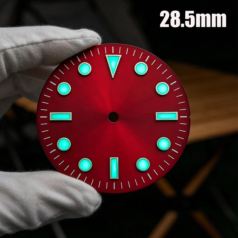 mostrador-de-relogio-nh35-de-285mm-acessorios-para-relogio-ponteiros-nh35-mostrador-com-lume-azul-bgw9-pecas-de-modificacao-para-relogios-masculinos
