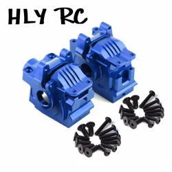 Aluminum Front & Rear Differential Housing Gearbox #6881 #6880 Upgrade Parts For RC Car Traxxas Rustler Hoss Slash Stampede 4x4