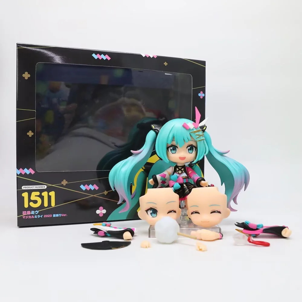 初音ミク-アクションフィギュア-1511マジックフューチャーシリーズ-2020夏集会ver-ねんどろいど-初音ミク-ファン向けおもちゃ-フィギュア-ギフト