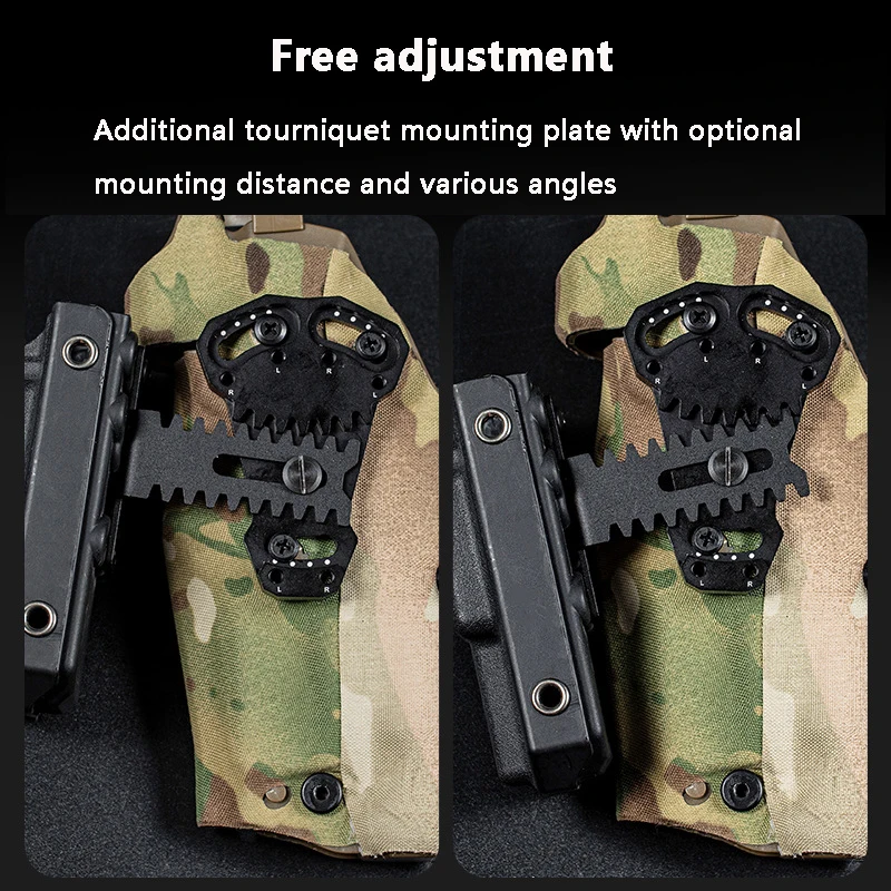 Tactical Quick Pull Set Diagonal Adapter, Multi functional Multi angle Expansion Combination Adapter