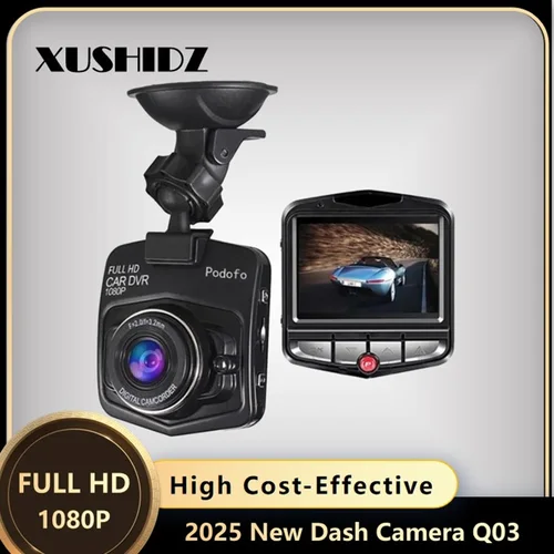 Imagen 1 del producto XUSHIDZ 2026 NUEVA Cámara para Auto HD 1080P con Sensor G, Grabadora de Video para Vehículo DVR, Cámara para Tablero con Visión Nocturna Superior HDR