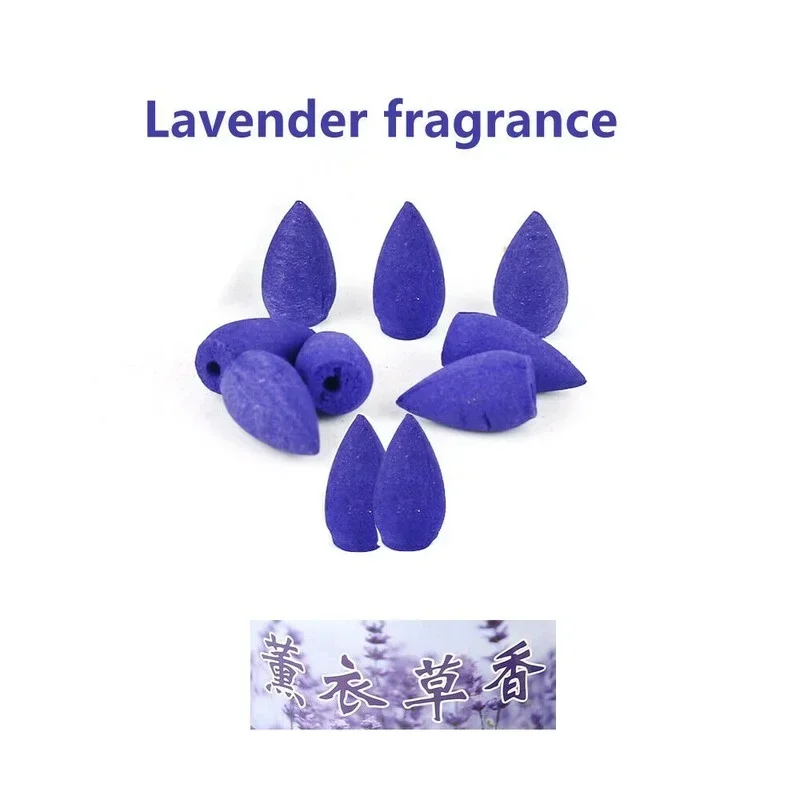 Backflow Incense Air Fresheners Incense Burner Incense Tower 10/20 Fragrances Sandalwood Jasmine Lavender Colorful Bullet Shape