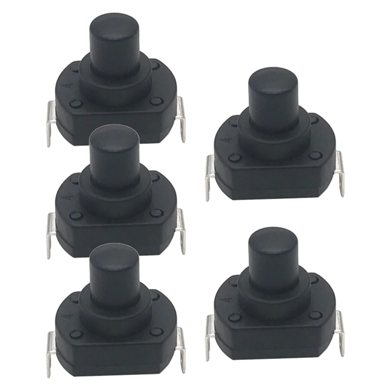 أفضل العروض مصباح يدوي التبديل زر الطاقة الذاتي قفل 6A مصباح يدوي زر السفينة من نوع عالية الحالي اضغط على التشغيل