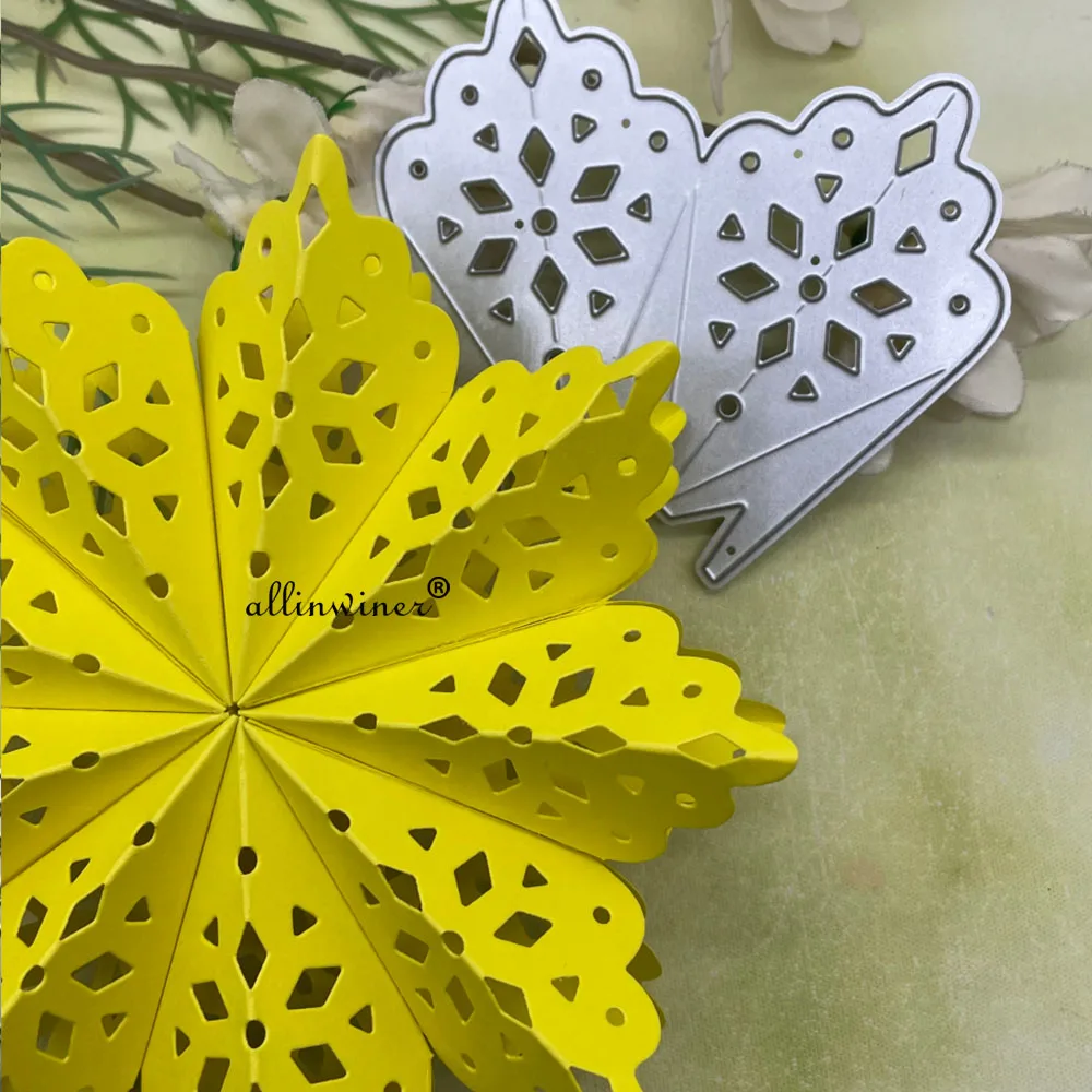 

3D Foldable Flower Metal Cutting Dies Stencils For DIY Scrapbooking Decorative Embossing Handcraft Die Cutting Template