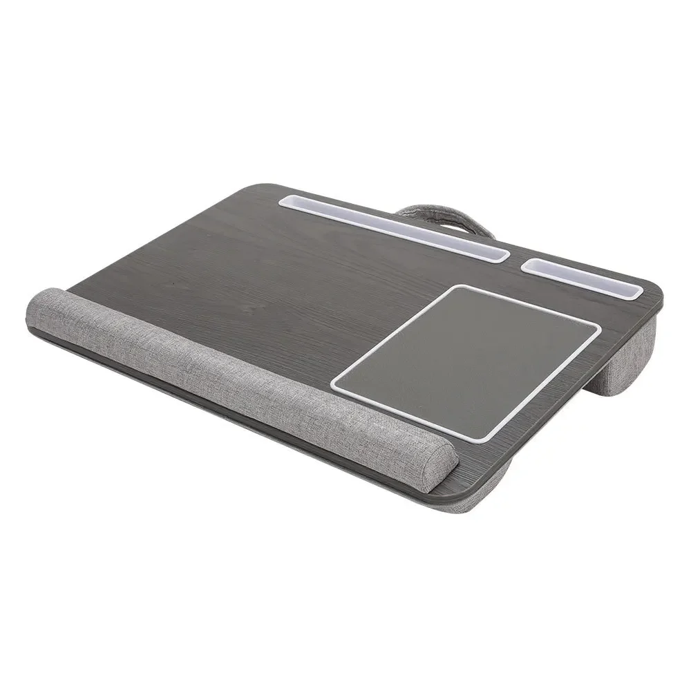 متعددة الوظائف مكتب لاب توب مكتب سرير طاولة كمبيوتر صغيرة مع مقبض مكاتب الكمبيوتر وسادة ناعمة