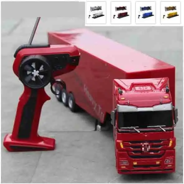 Rc Dump Truck Tip Lorry Remote Control Tipper Toy Electric Big Van Container Truck Trailer Wireless Truck Model Toy Car Tipper A