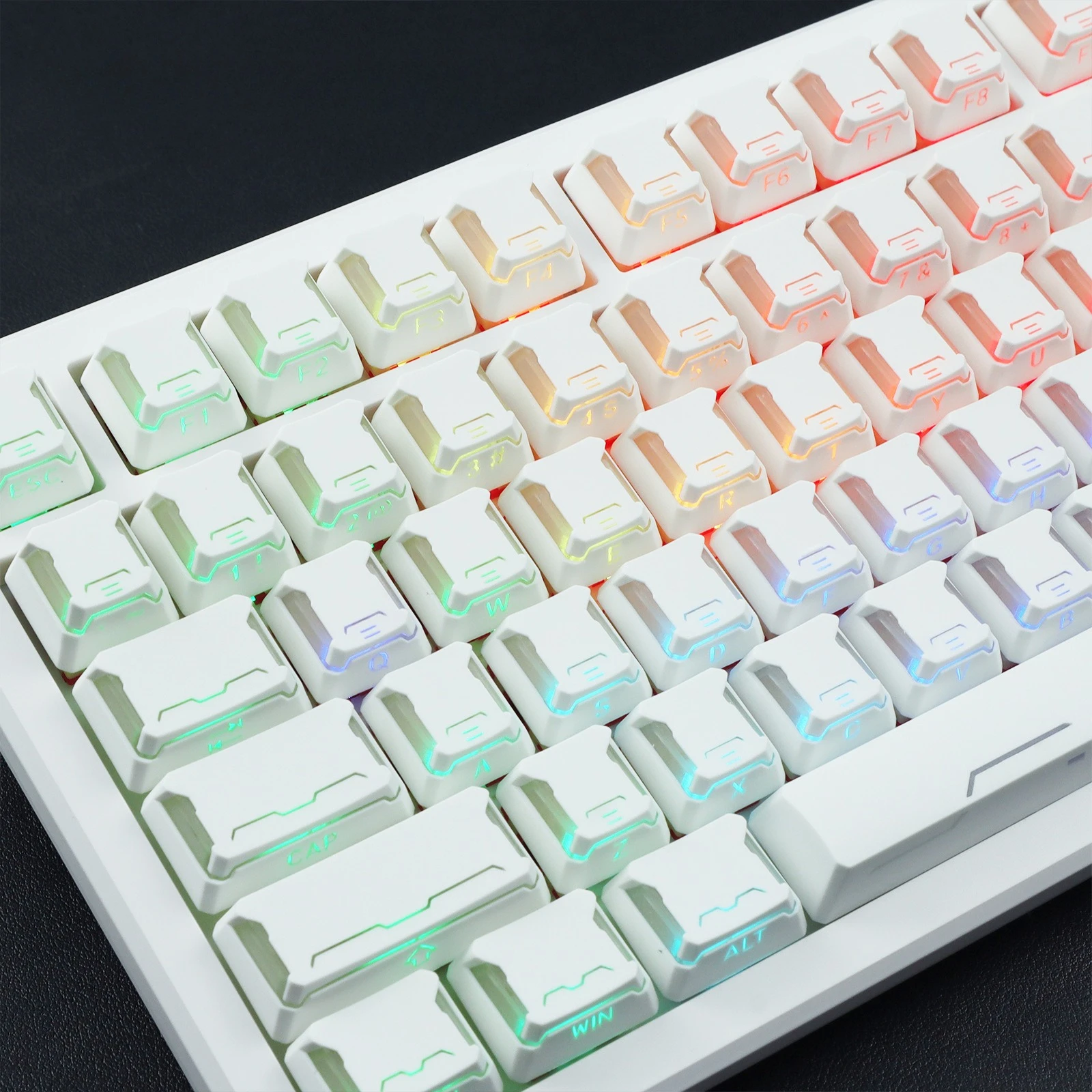MAIMOOO Star Prism Mecha Keycap Cherry Profile Creative Personalized Side-engraved Translucent Keycaps for Mechanical Keyboard