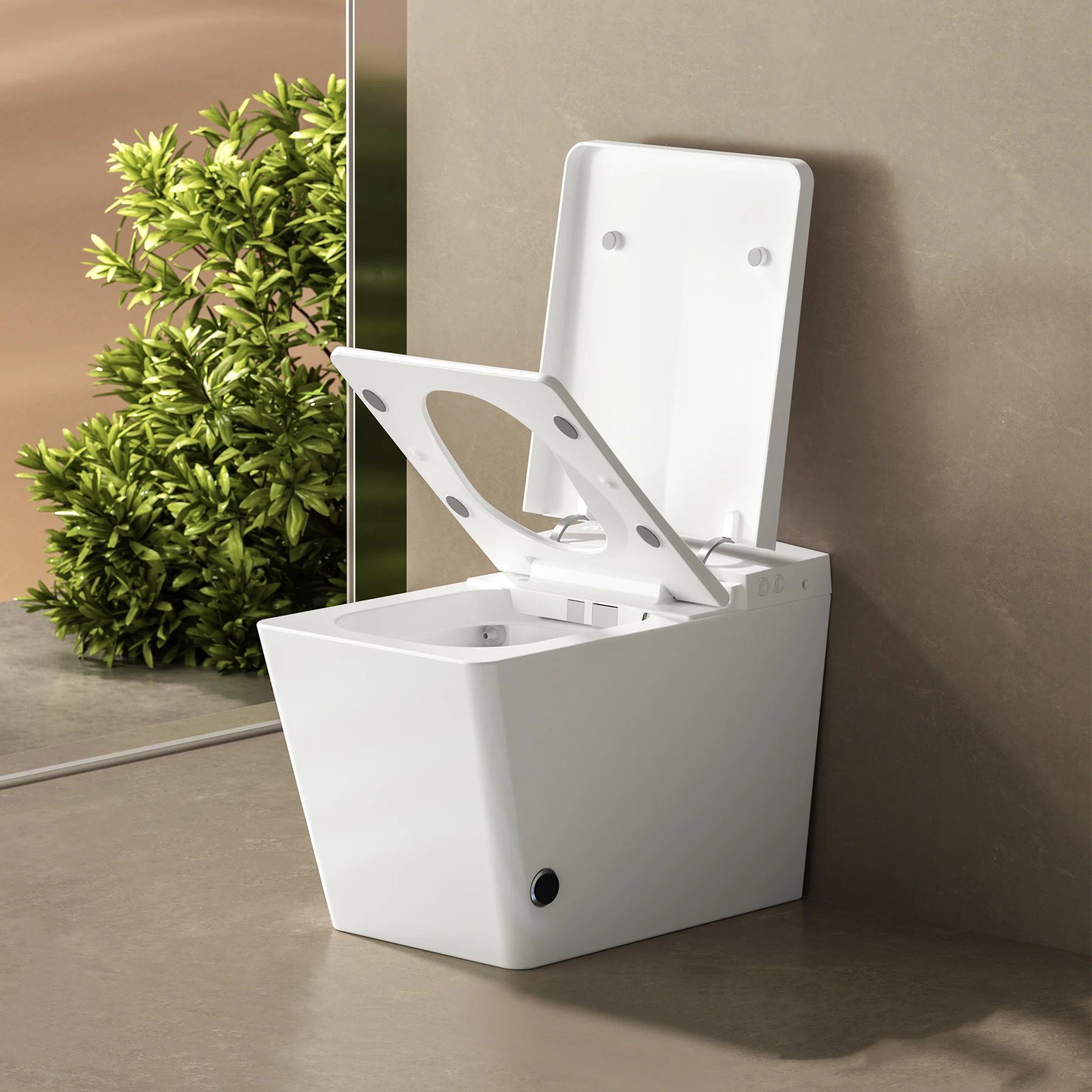 High End European Automatic Smart Toilets Luxury Floor Water Closet Ceramic Intelligent Toilets
