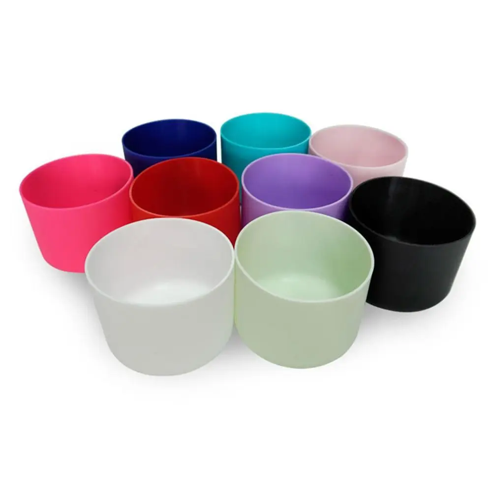 

1 шт., новые противоскользящие силиконовые ботинки, красочная защитная нижняя часть бутылки, мягкая чашка с рукавом для 32 унции