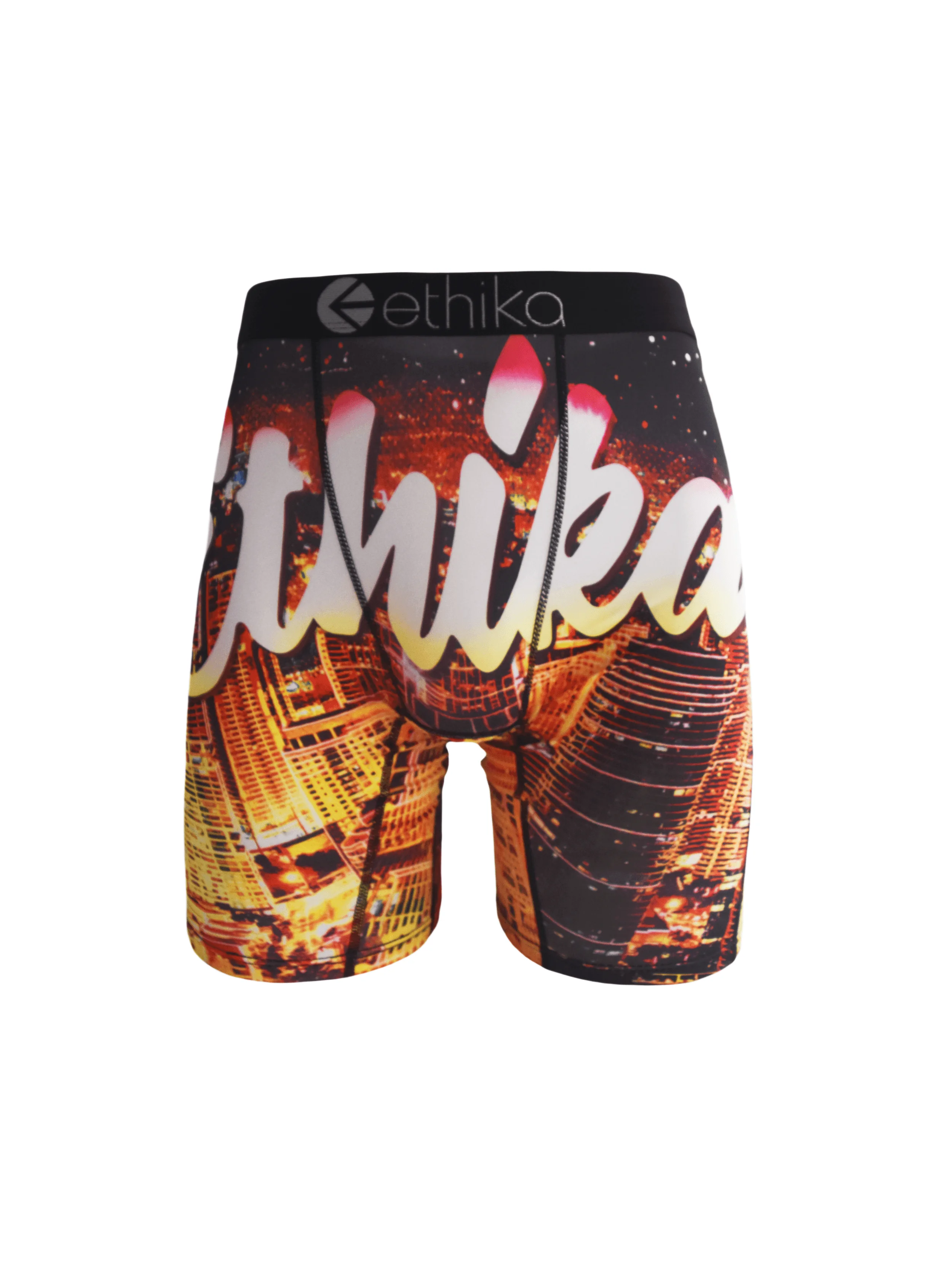 ETHIKA Summer Sexy Men Underwear Boxers Cueca Panty Lingerie Underpants Boxershorts Breathable Print Man Boxer Briefs