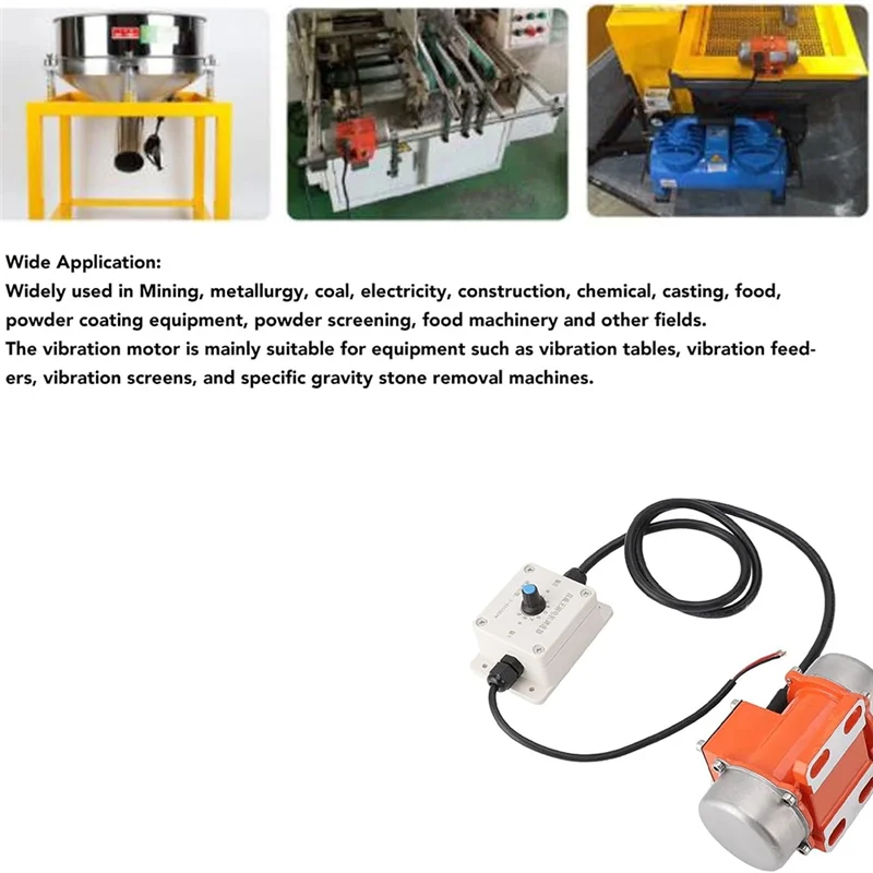 

TKOH-12V Vibration Motor Aluminum Alloy 4000RPM Adjustable Speed Brushless DC Concrete Vibratorfor Equipment (15W)