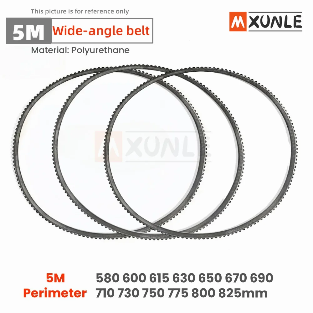 5M Wide-angle Belt 5M580 5M600 5M615 5M630 5M650 5M670 5M690 5M710 5M730 5M750 5M775 5M800 5M825 Drive triangle Belt