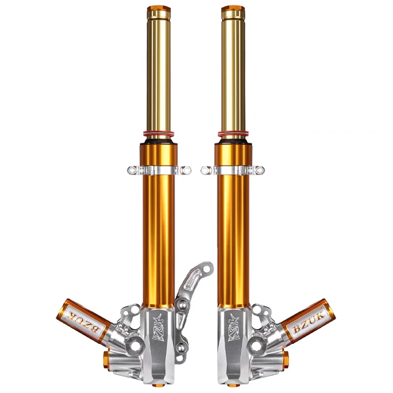 BZUKJPU2 Front Nitrogen Hydraulic Shock Absorber for Honda PCX160 Installation Hole Distance 435mm Shocks Motorcycle