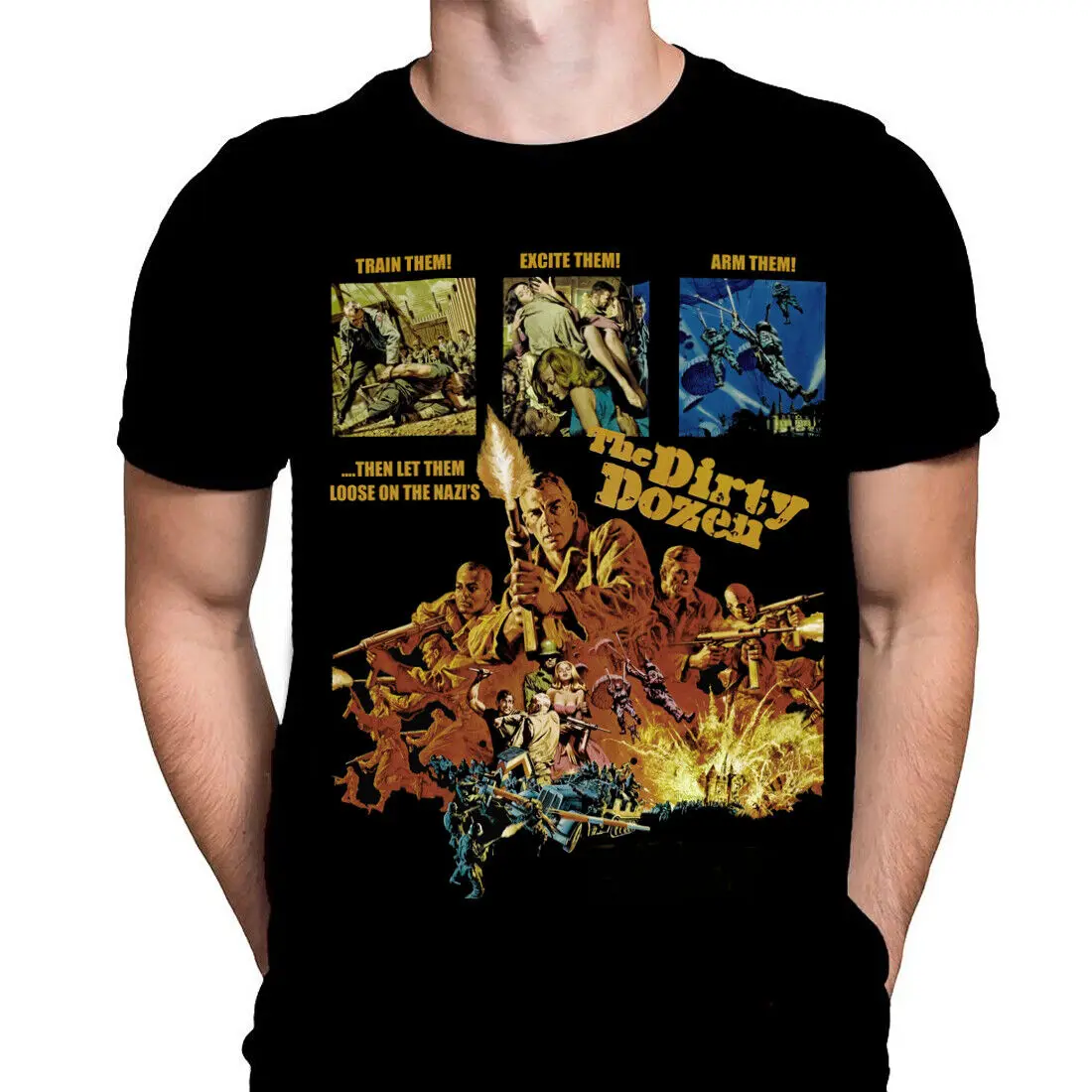 THE DIRTY DOZEN - T-Shirt - Sizes s S- 5XL - Classic War Movie / 1960's Films