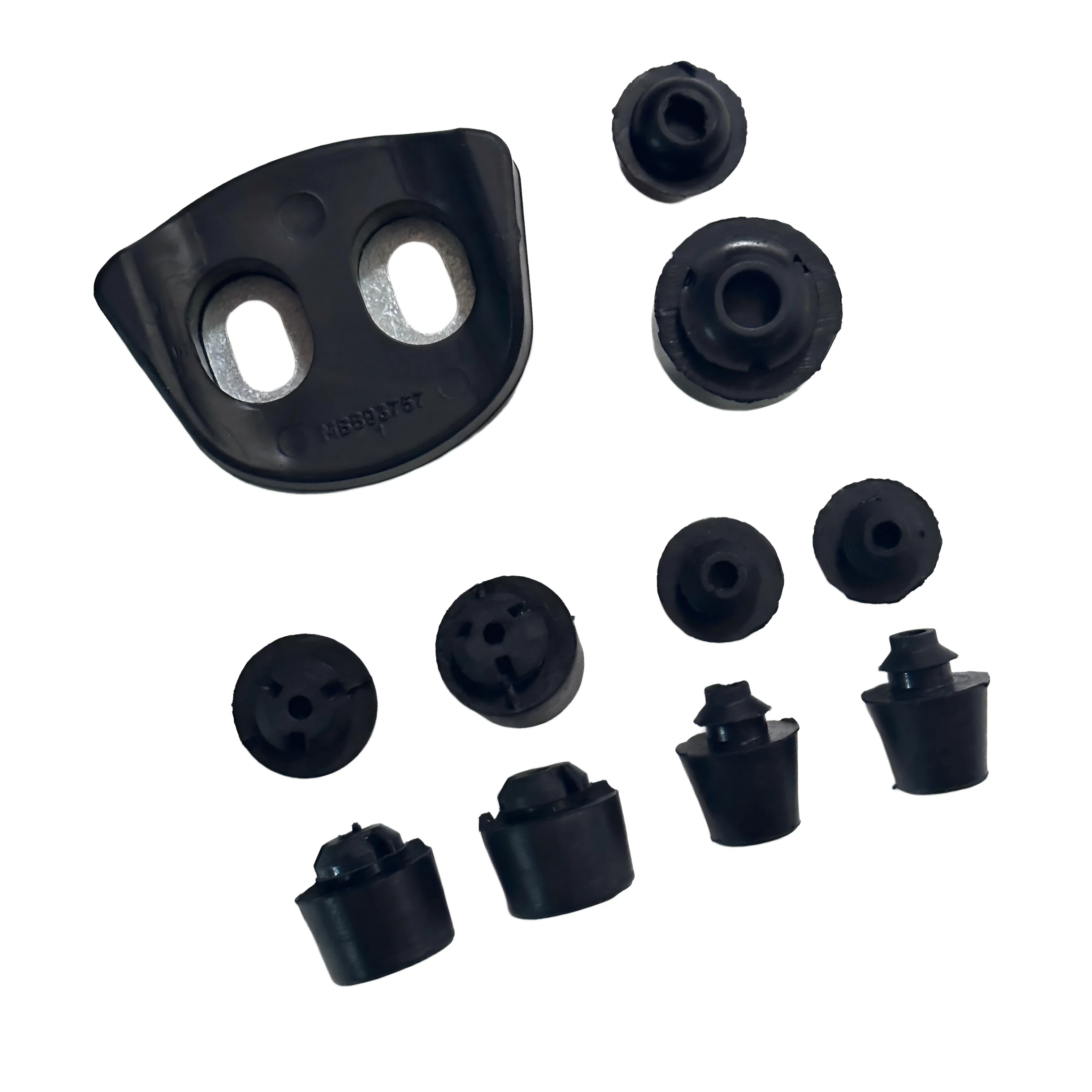 11Pcs Car Styling Door dampers buffer pad bump stop Shock Rubber For Mitsubishi Pajero Montero V31 V32 V33 V43 V45