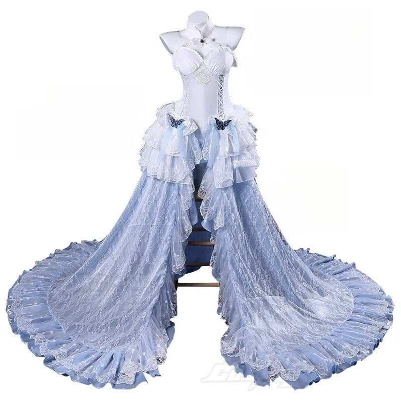 blue cheshire cat dress That my best friend  Blue Cheshire cat halloween costume for my  daughter. perfect