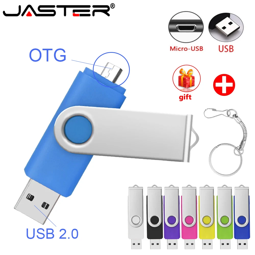 

OTG Metal Pen Drive 64GB 32GB 16GB 8GB Key Chain USB Flash Drives USB Stick Memory Stick High Speed Pendrive 64GB USB 2.0 U Disk