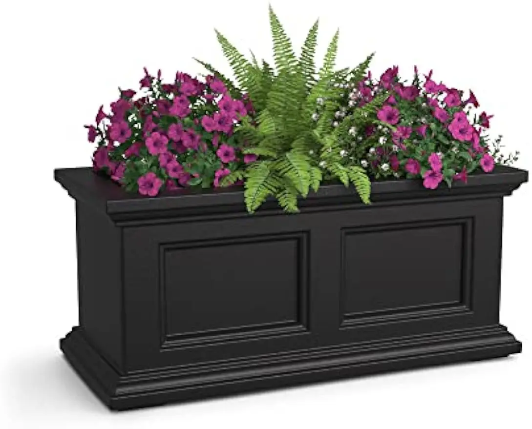 

Самополивный плантатор для оконных коробок: устойчивый к атмосферным воздействиям, прочный для уличных цветов, идеально подходит для окон