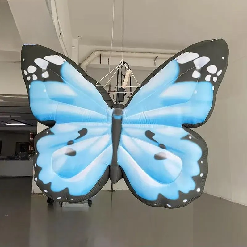 Inflatable hanging butterfly wing cartoon toy, suitable for forest park atmosphere