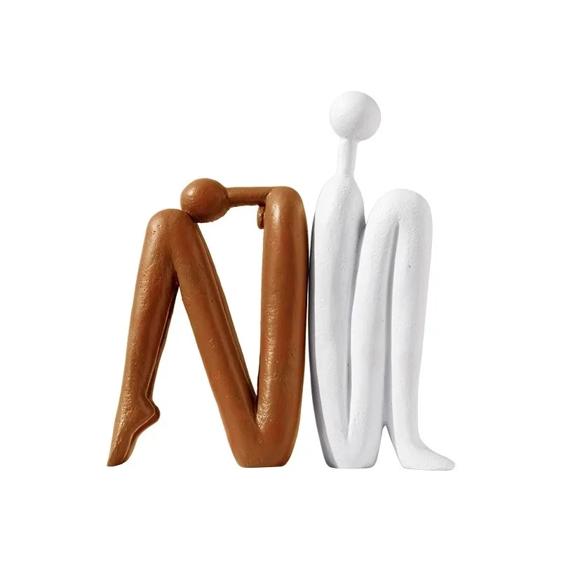 

Modern art high-end niche ornament cream wind living room TV cabinet light luxury open grid home soft decoration jewelry