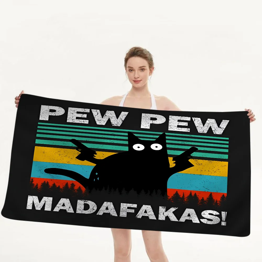

MADAFAKAS Cartoon Beach Towel Cute Kawaii Room Decor Bath Girls Children Hand Towels For Bathroom Shower