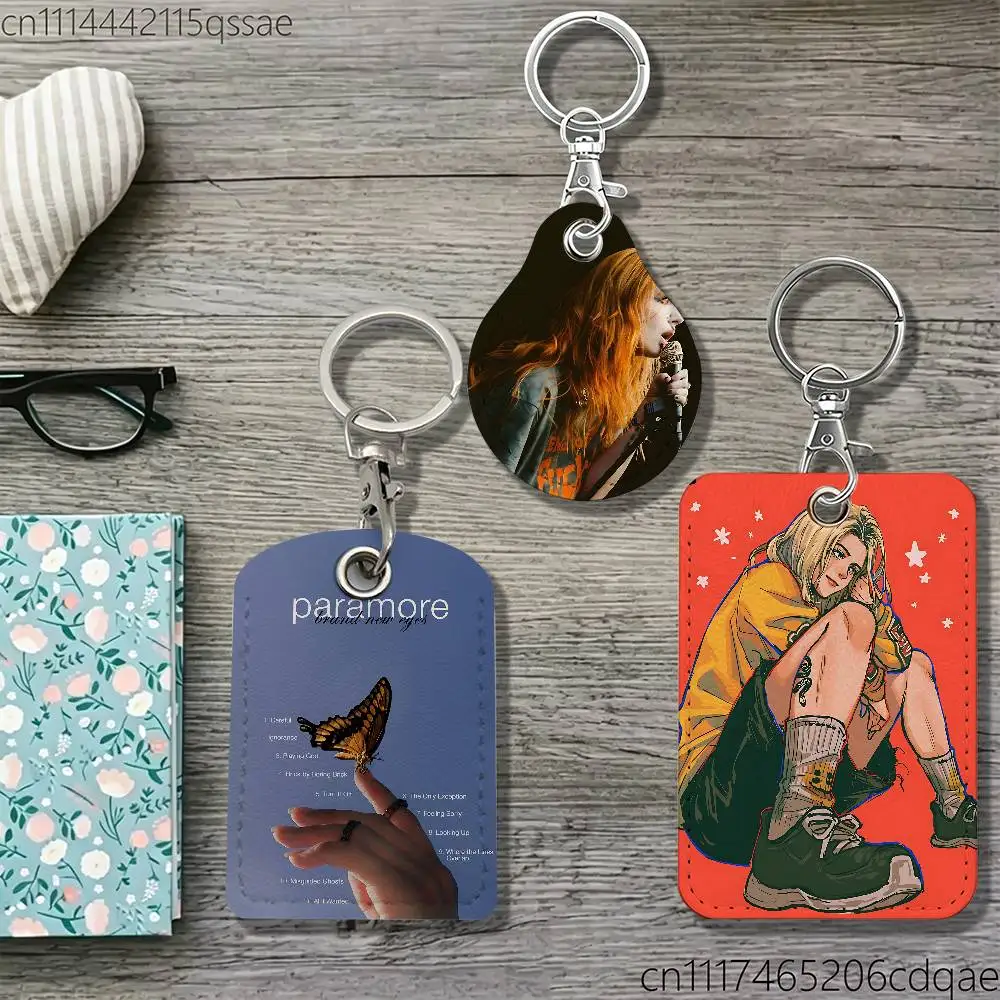 Band P-Paramore For AirTag Case Card Sleeve Holder ID Credit Bank Access Keychain For Air Tag