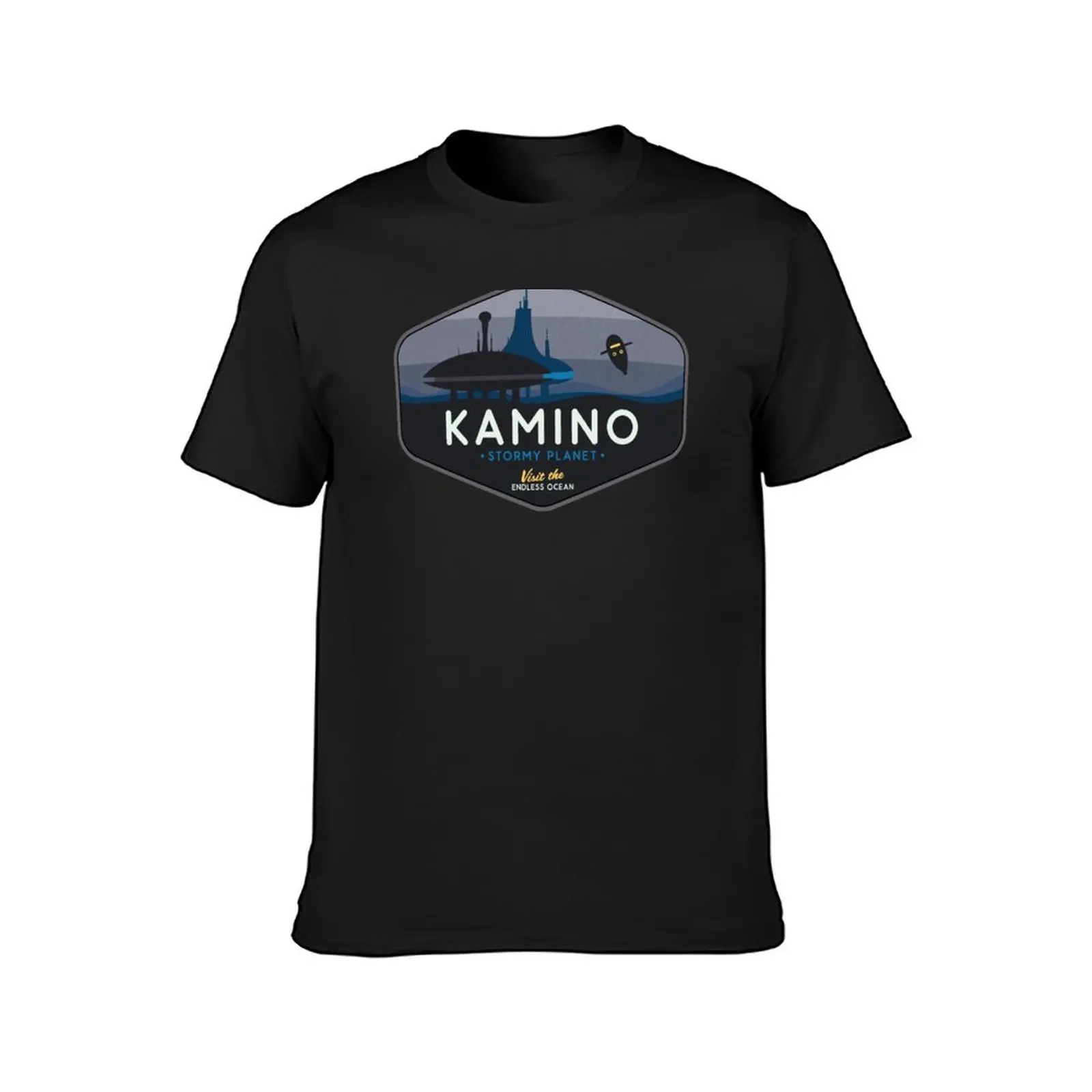 Kamino - Stormy Planet T-Shirt Short sleeve tee cute tops Short sleeve tee men