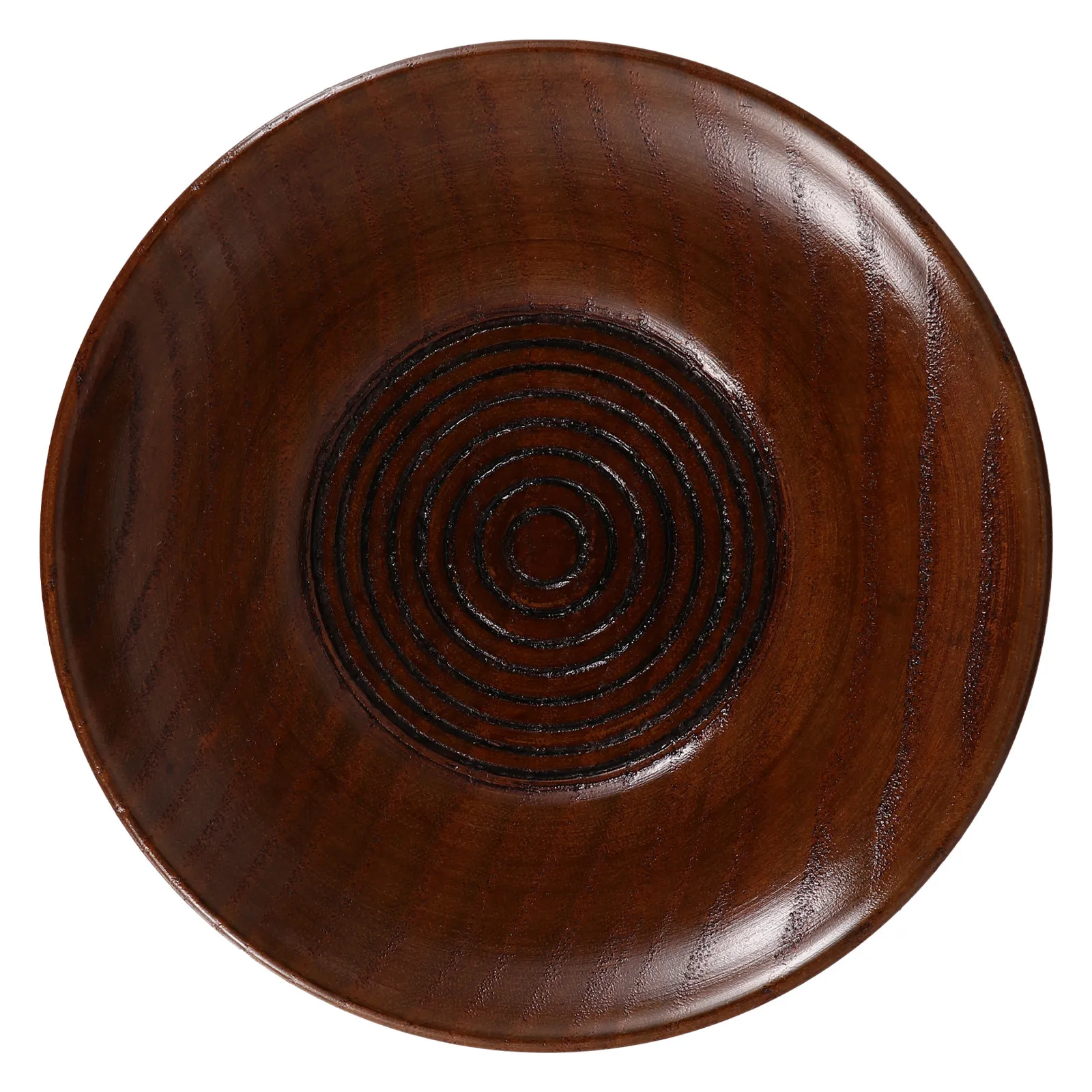 1Pcs Round Wooden Coffee Coaster Cup Pad Tea Cup Holder Dessert Snack Plate for Home Cafe Restaurant Display Fruits Pastries