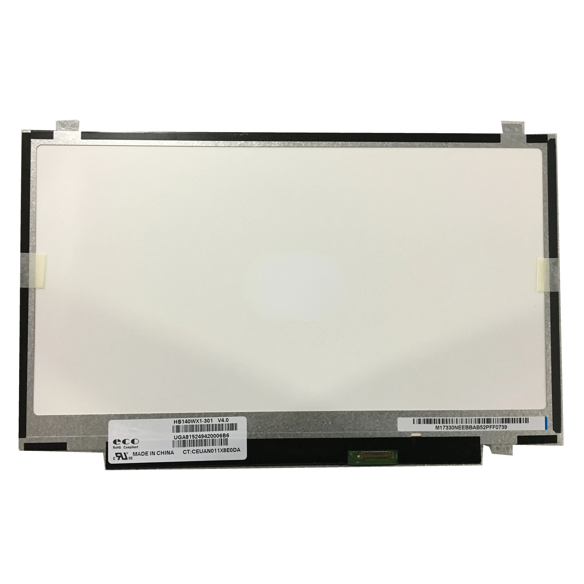 

HB140WX1-301 HB140WX1-401 N140BGE-E43 N140BGE-EB3 B140XTN02.D B140XTN03.2 Laptop LCD screen 1366*768 EDP 30pins