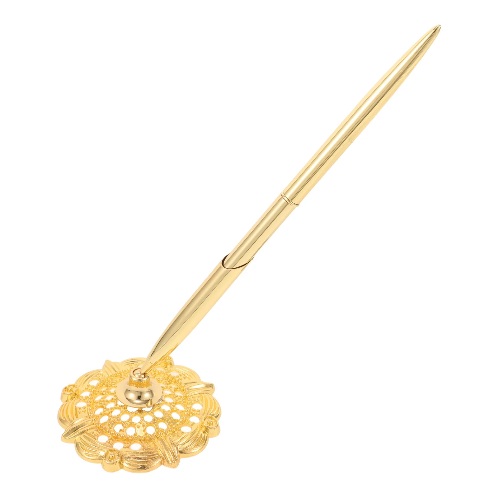 Sign Pen Desktop Ballpoint Pen Vertical Standing Design For Office Hotel Conference Room Counter Business Accessory