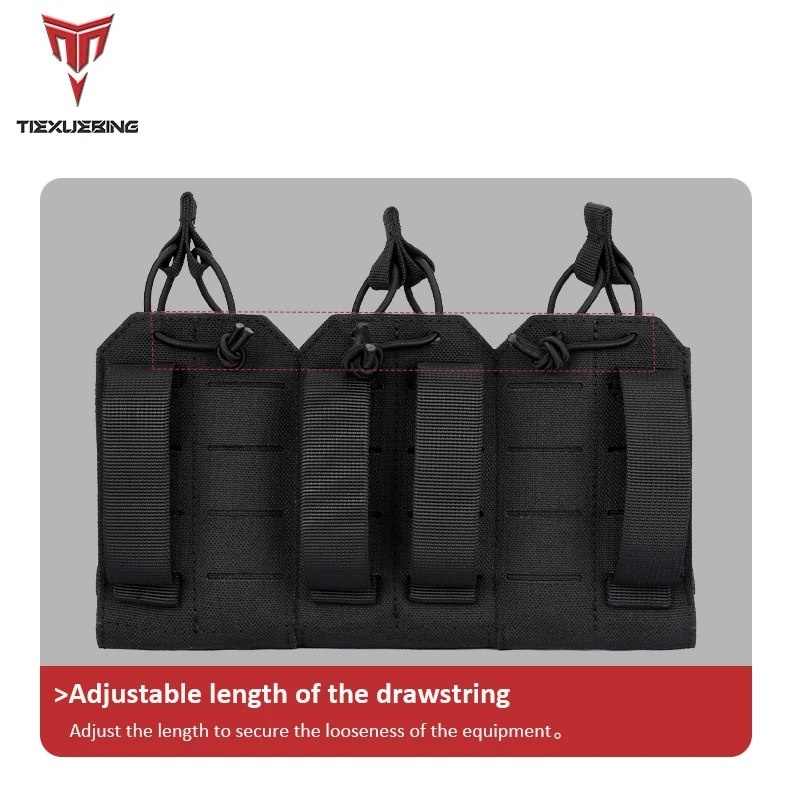 Tactical Magazine Pouch Triple Molle Mag Pouch Airsoft Ak 7.62/5.56mm M4 Ar Rifle Hunting Accessories Mag Holster - view 6