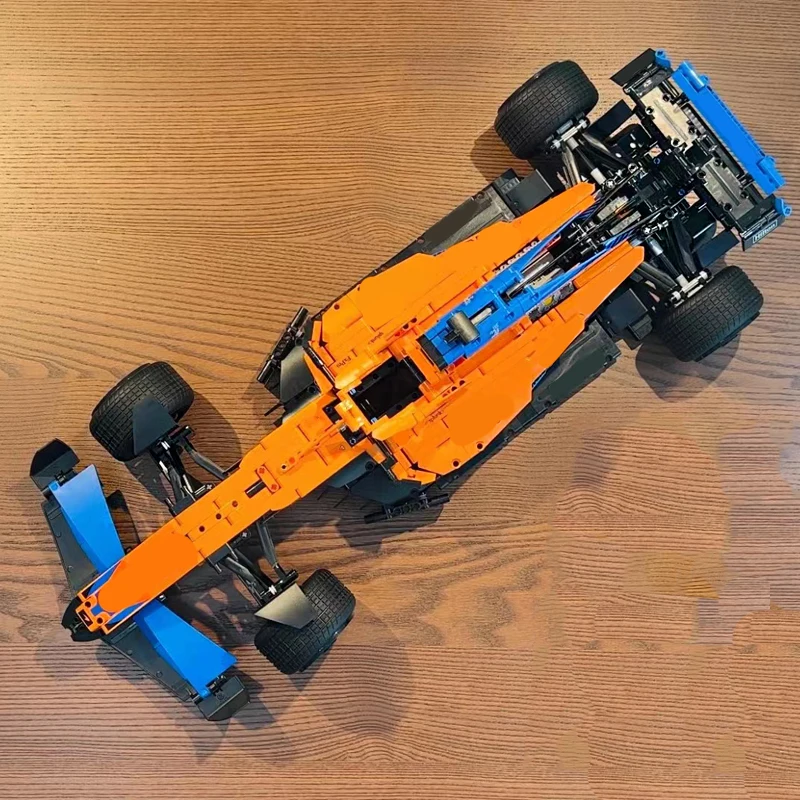 

2025 New technology machinery group F1 assembling building blocks toy boys benefit intelligence car model racing adult