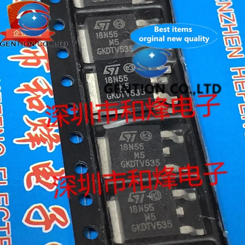 

10 шт. 18N55M5 STD18N55M5 TO-252 55 В 13 А в наличии 100% новые и оригинальные