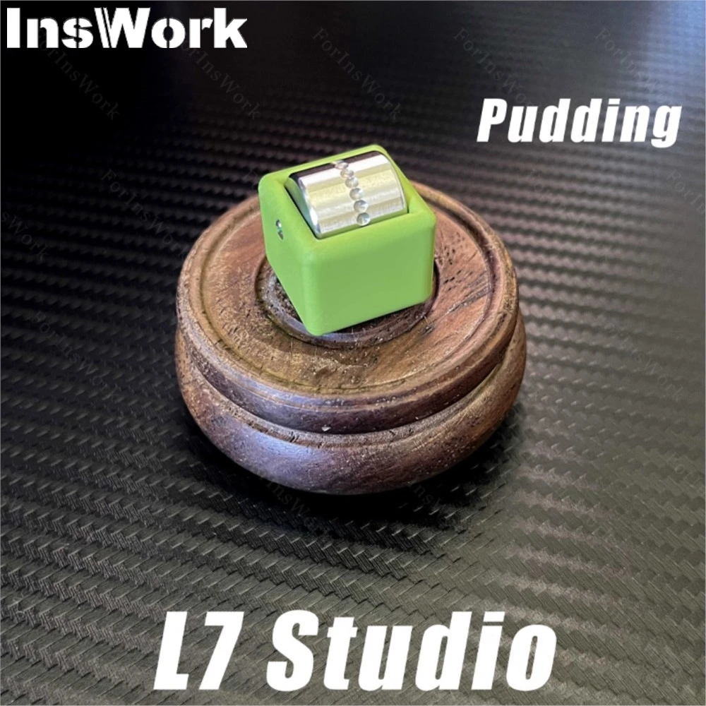 L7 Studio Push Slider Stress Relief Toys Desk Toys Metal Fidget Toy